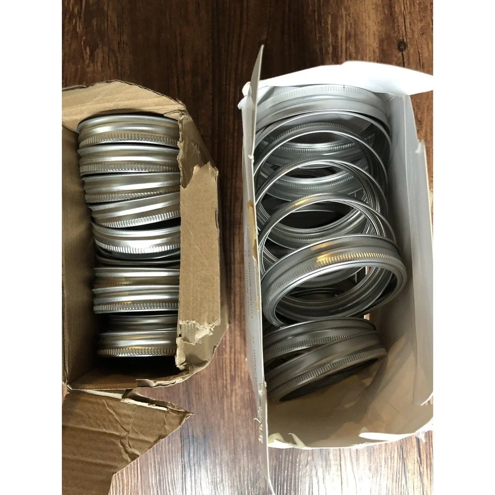 Wide and Regular Mouth Majson Jarr Canning Lids With Bands 18‎ + 23 New